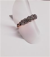 Anello Soprana Gioielleria Donna ANTICO in Oro rosa Diamante ANELLO RIVIERA ANTICA - ANELLO RIVIERA ANTICA
